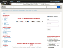 Tablet Screenshot of catalogue.iptheologie.fr